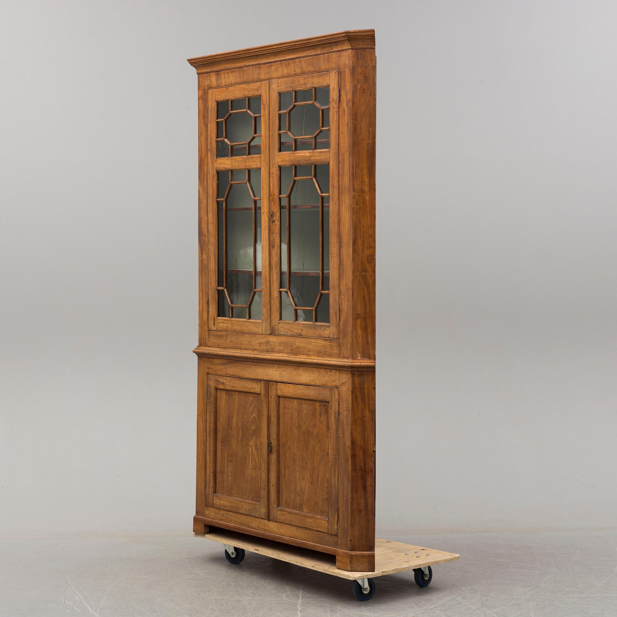 A circa 1800 English cabinet.