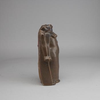 ÅKE HOLM, stoneware sculpture, signed.