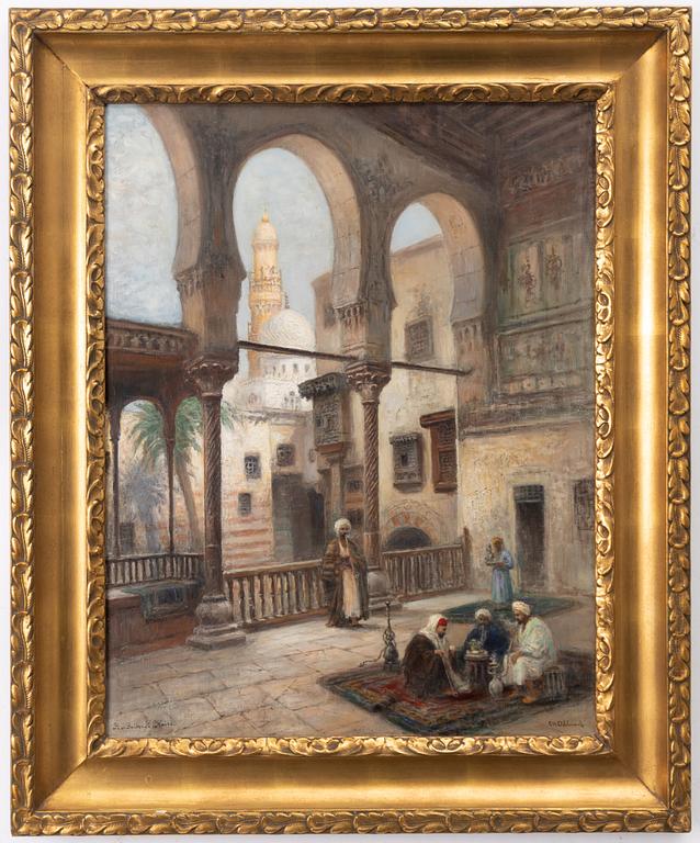 Frans Wilhelm Odelmark, "På en balkong, Kairo".