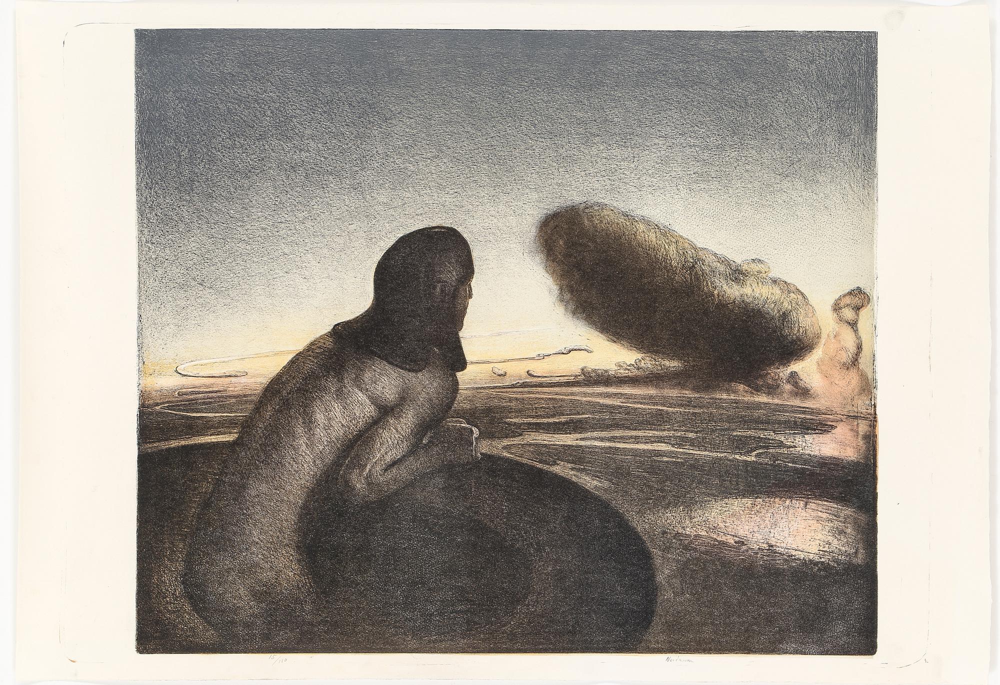 ODD NERDRUM, färglitografi, signerad o numrerad 15/110.