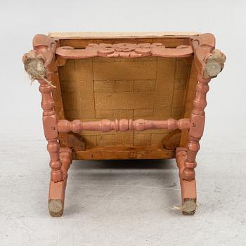 A set of four Baroque chairs,  Sweden, circa 1700.