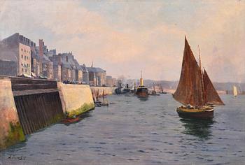 Alexandr Semenovich Egornov, HARBOUR VIEW, LE HAVRE.