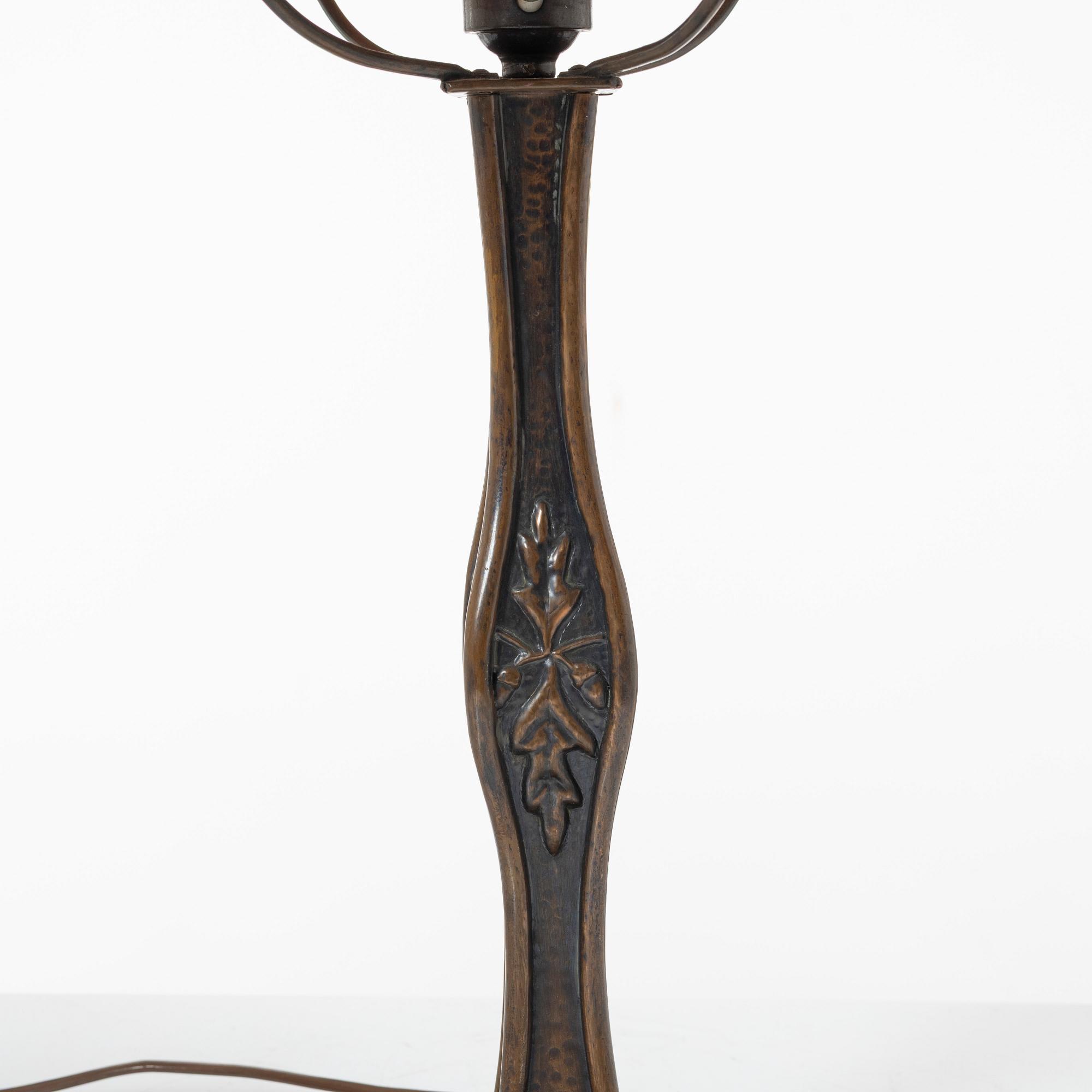 Bordslampa, jugend, tidigt 1900-tal.