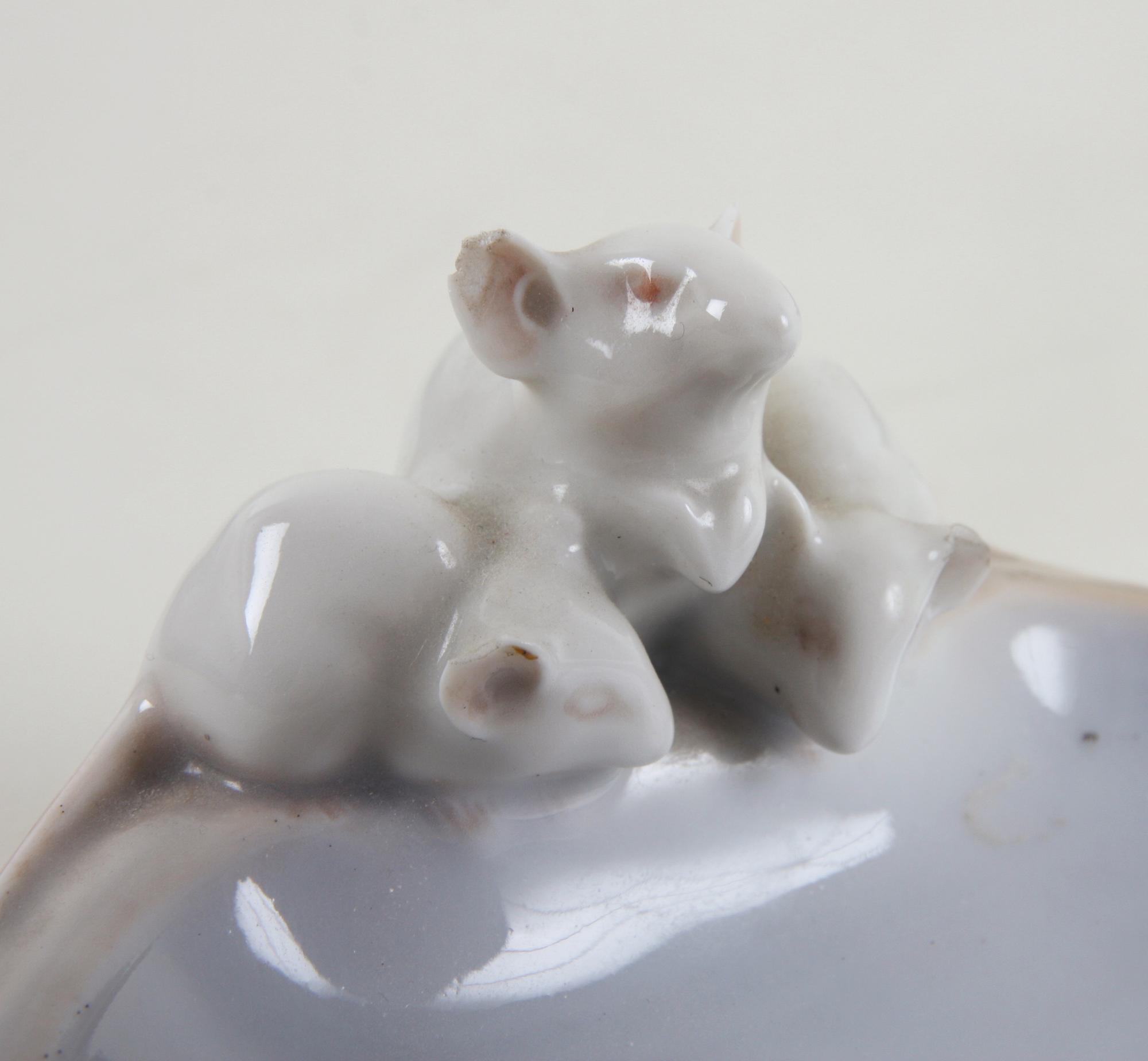 FIGURIN och FAT, porslin, Royal Copenhagen.