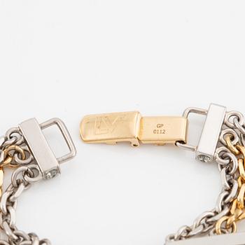 Louis Vuitton, bracelet, "Gold And Silver All That Jazz Charm Bracelet".