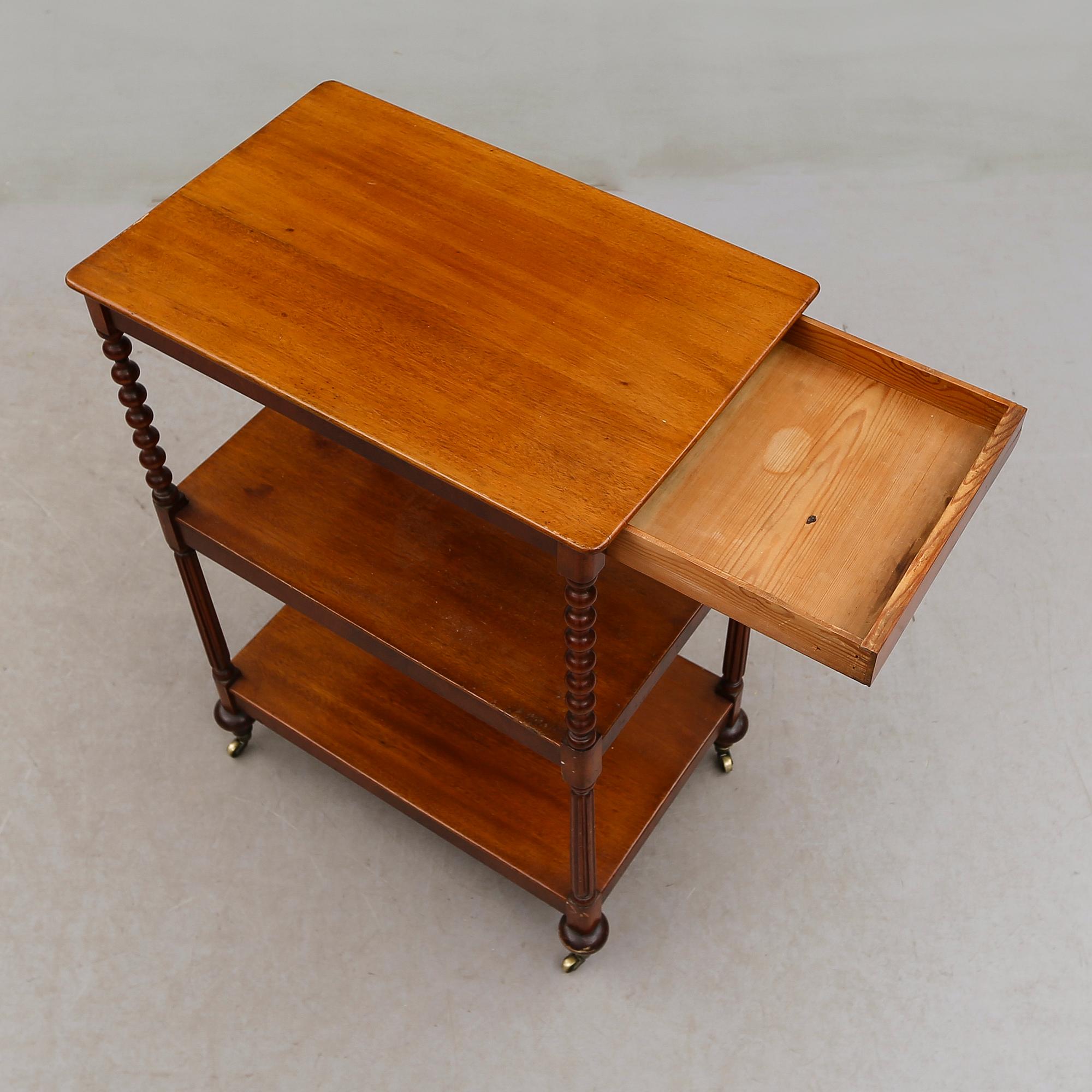 ÉTAGÈRE, 1800-talets slut.