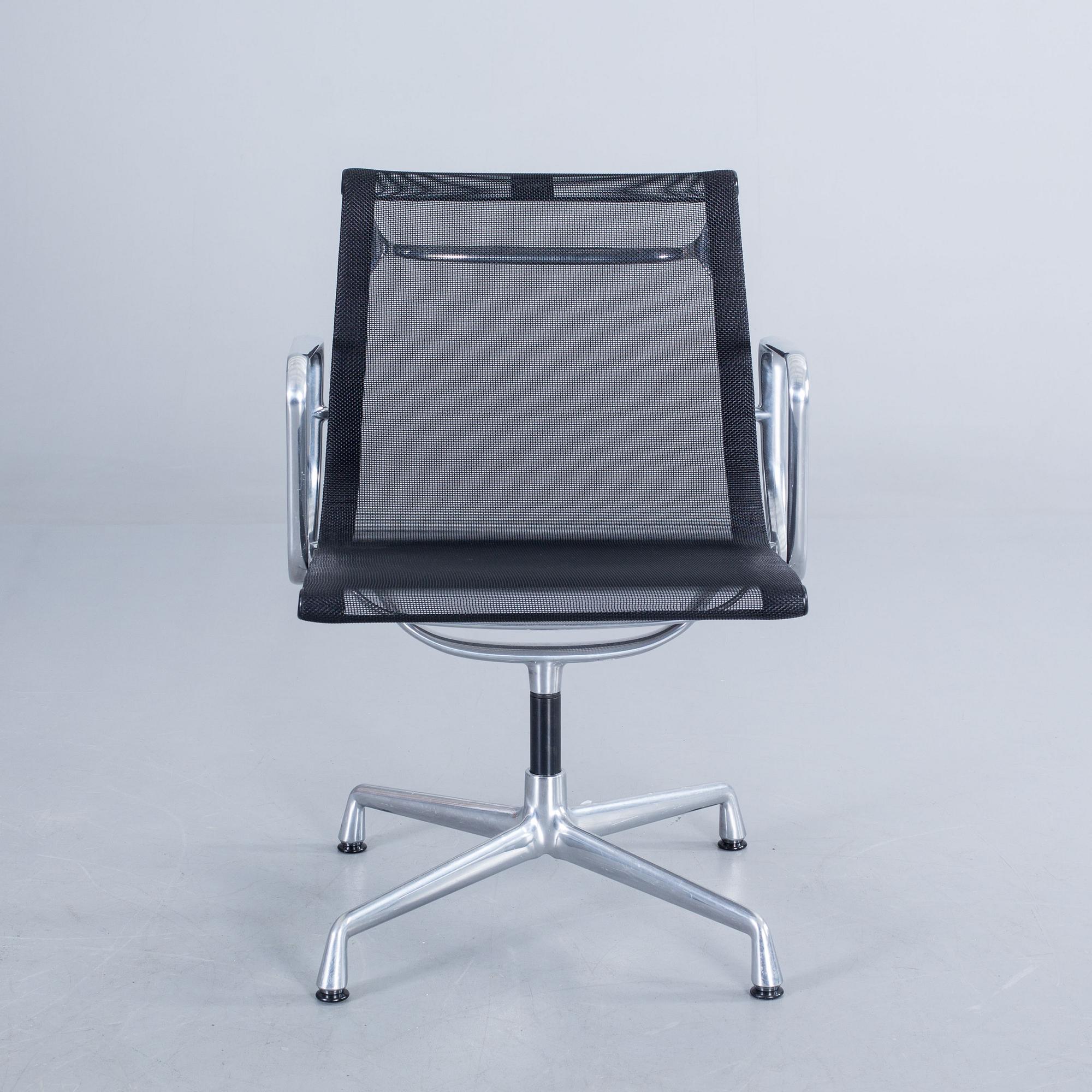 AN "EA 108" OFFICE CHAIR BY CHARLES & RAY EAMES, VITRA.