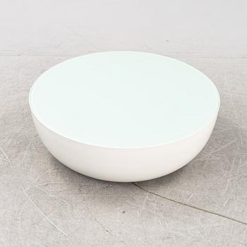 Gino Carollo' a 'Planet' glass top coffee table, Bonaldo, Italy.