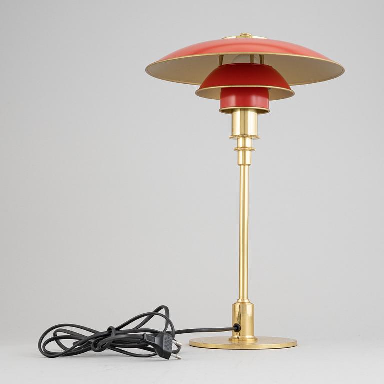 A brass 'PH 3/2 table light by Poul Henningsen for Louis Poulsen, end of the 20th Century.