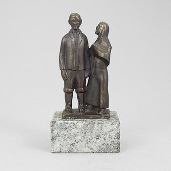 AXEL OLSSON, skulptur, brons, signerad.