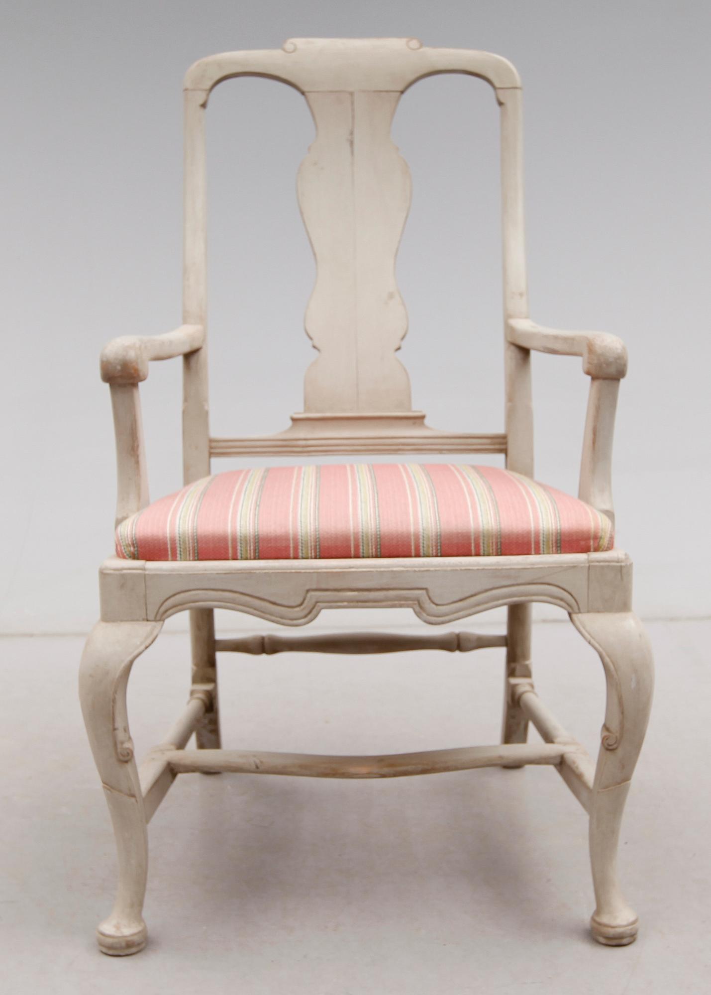 KARMSTOL, barockstil, 1900-talets första hälft.