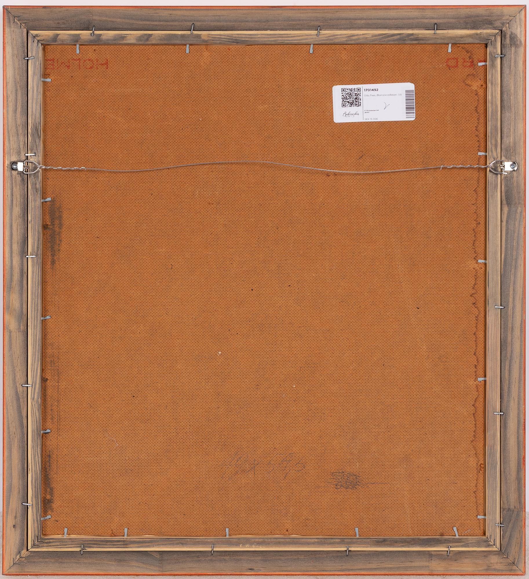 Otto Paas, Still life with flowers.