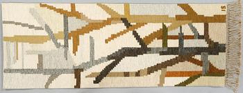 BONAD, rölakan, "Vårvinter", Ingegerd Silow, 1900-talets andra hälft, 170 x 70 cm.