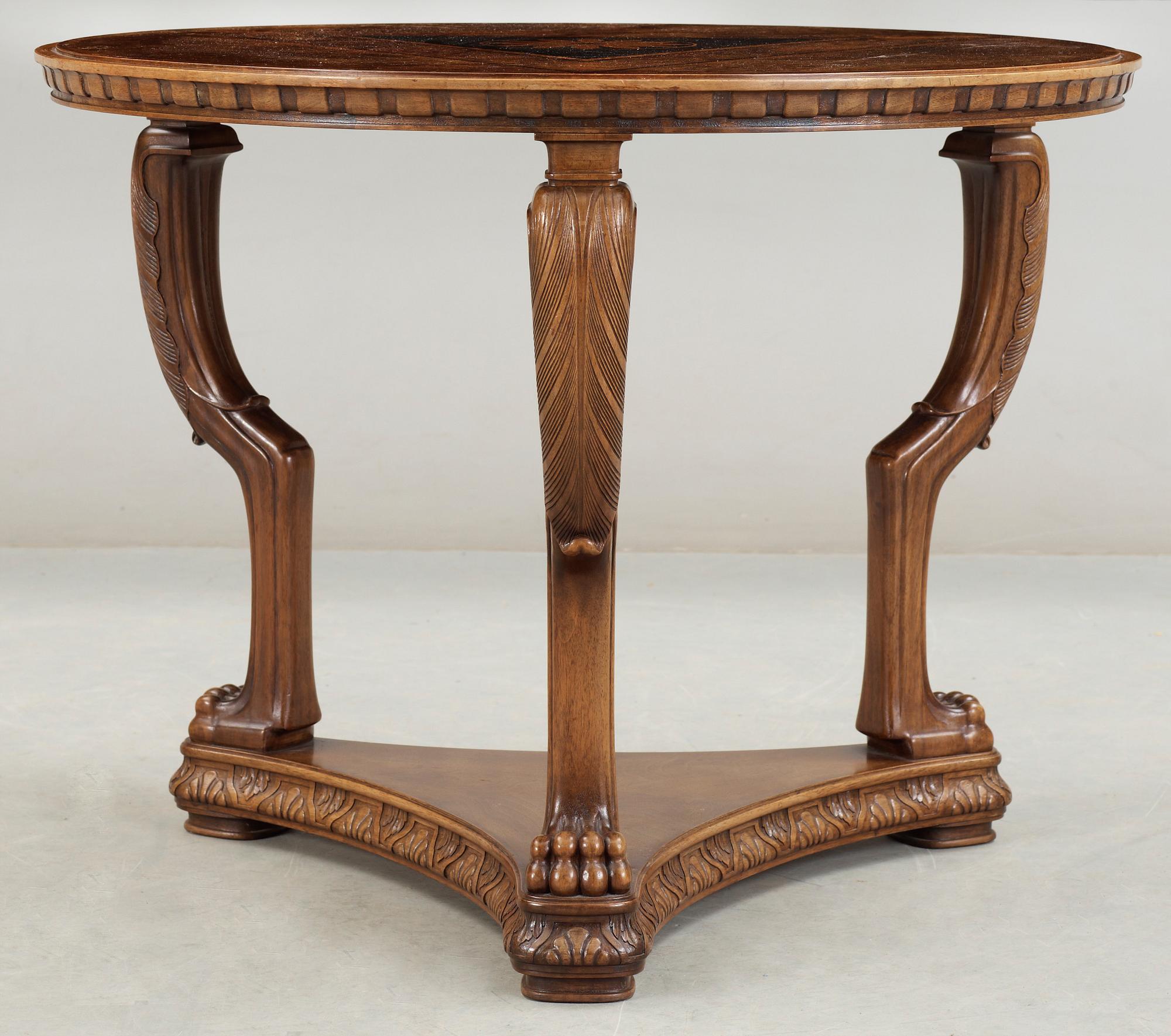 SOFFBORD, Isidor Hörlin, tillskriven, 1920/30-tal.