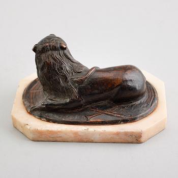 BREVPRESS, patinerad metall, 1700-tal eller äldre.