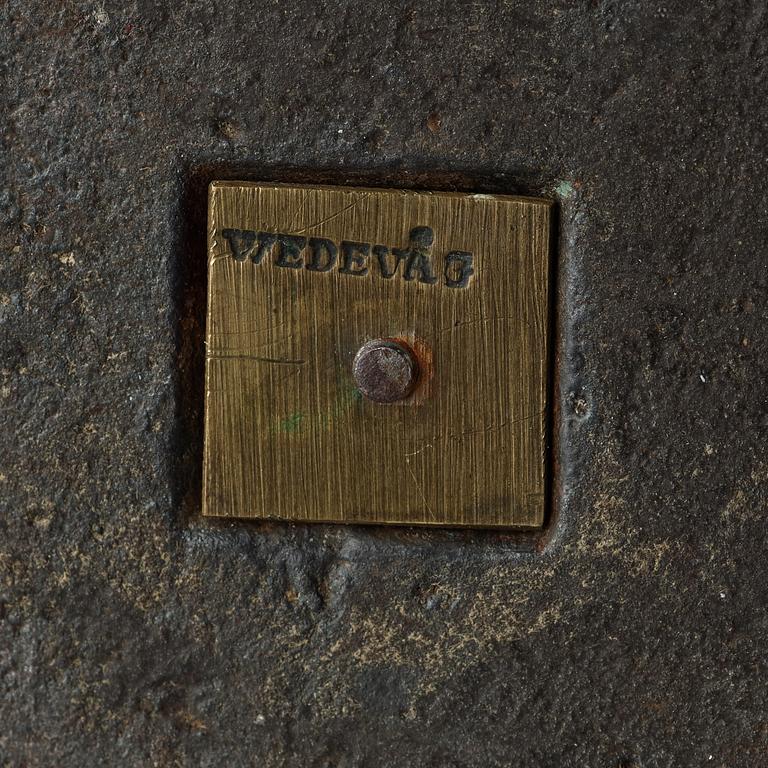 LJUSSTAKAR, ett par, Wedevågs bruk, sengustavianska, omkring år 1800.