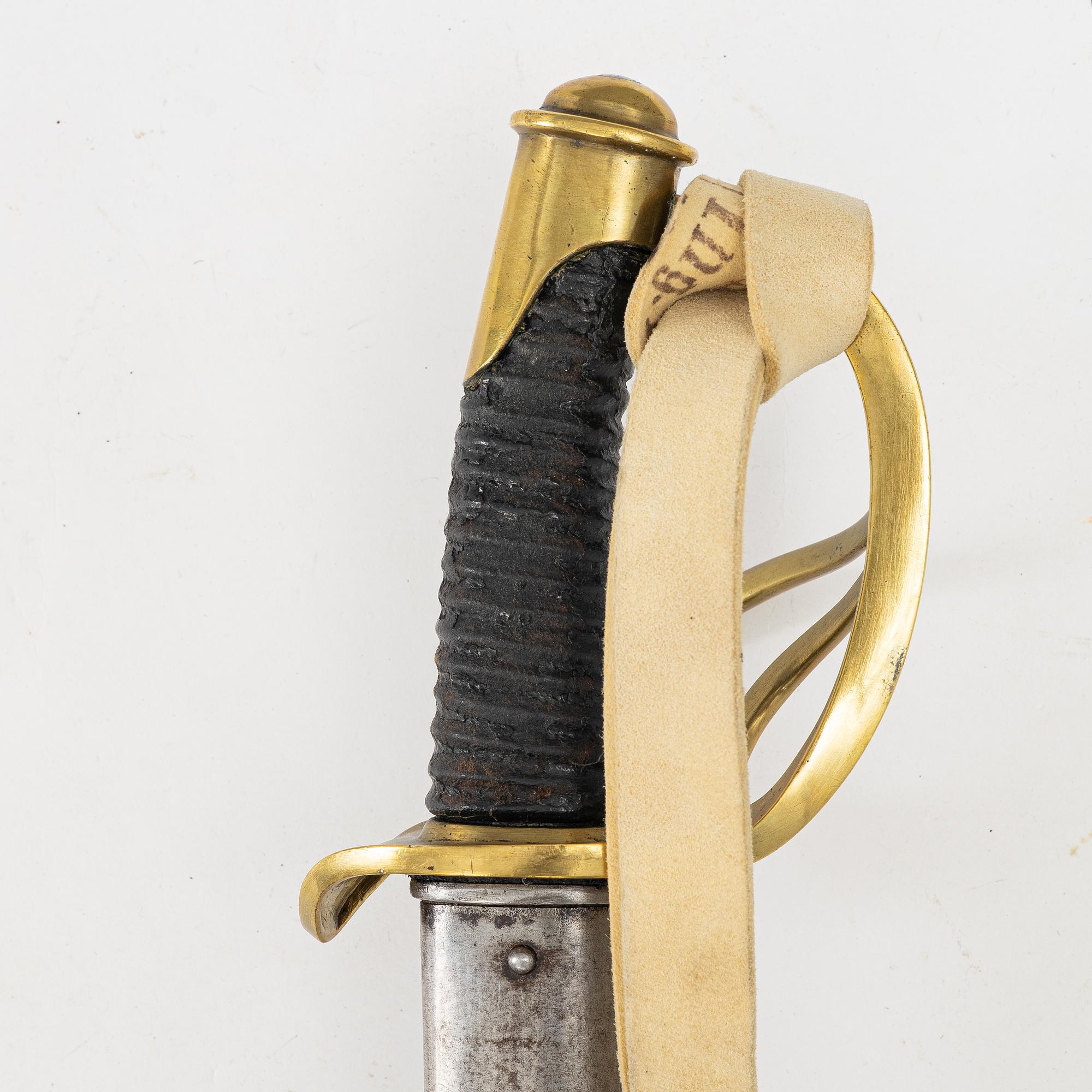 A sabre, early 19th century.