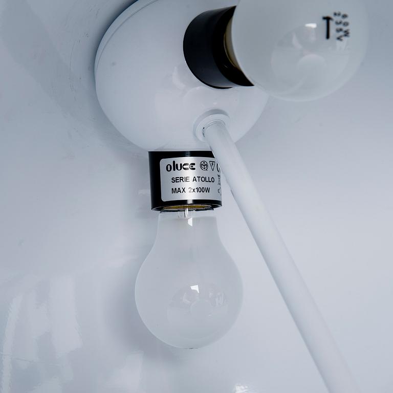 OLUCE, ATOLLO SERIES 233, VIT BORDSLAMPA.