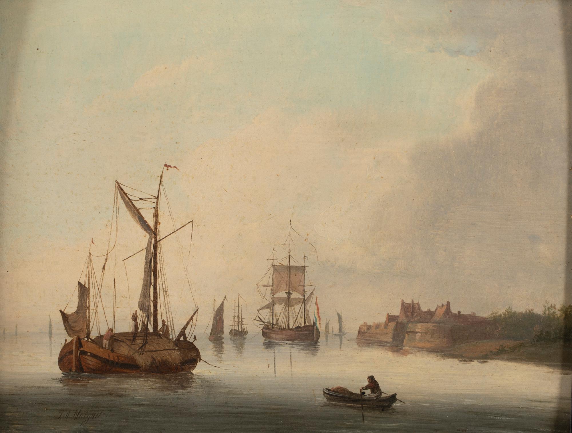 Okänd konstnär, 2 st, sannolikt England, 1800-tal.