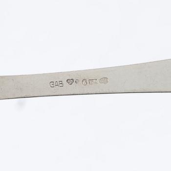 Jacob Ängman, a silver cutlery, model "Rosenholm", GAB, Stockholm and Eskilstuna, some 1952 (30 pieces).