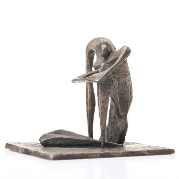 ARNE JONES, sculpture,  bronze with silver patina, signed Arne Jones, numbered 3/4 and dater 48.