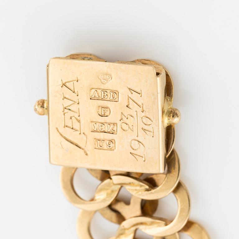 Armlänk, 18K guld.
