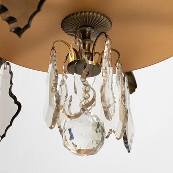 Harald Notini, a ceiling lamp model 10023, Arvid Böhlmarks Lampfabrik, Stockholm, 1930s.