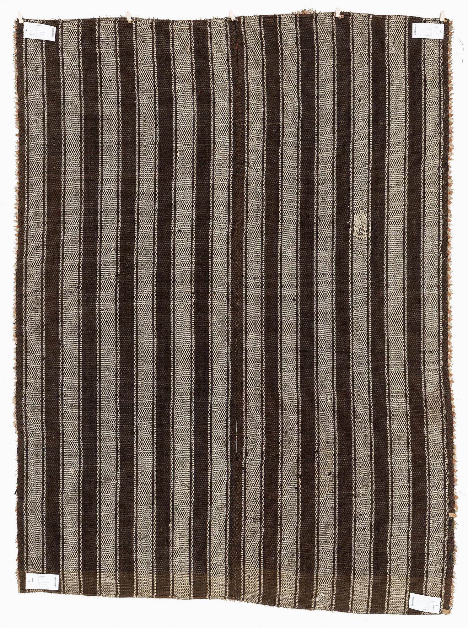 A Knotted pile (rya), c. 200 x 140 cm, Finland, dated 1849.