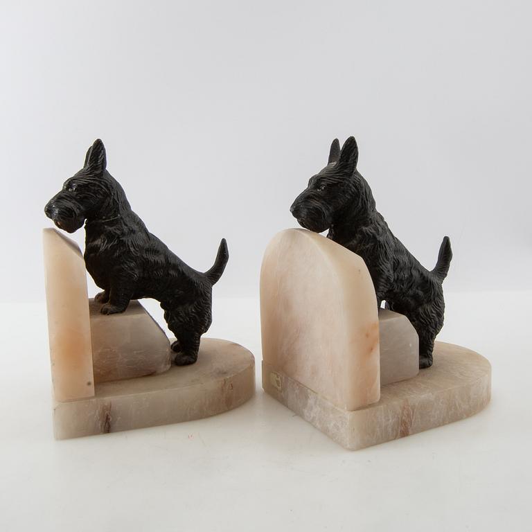 Bookends, a pair, 20th century.