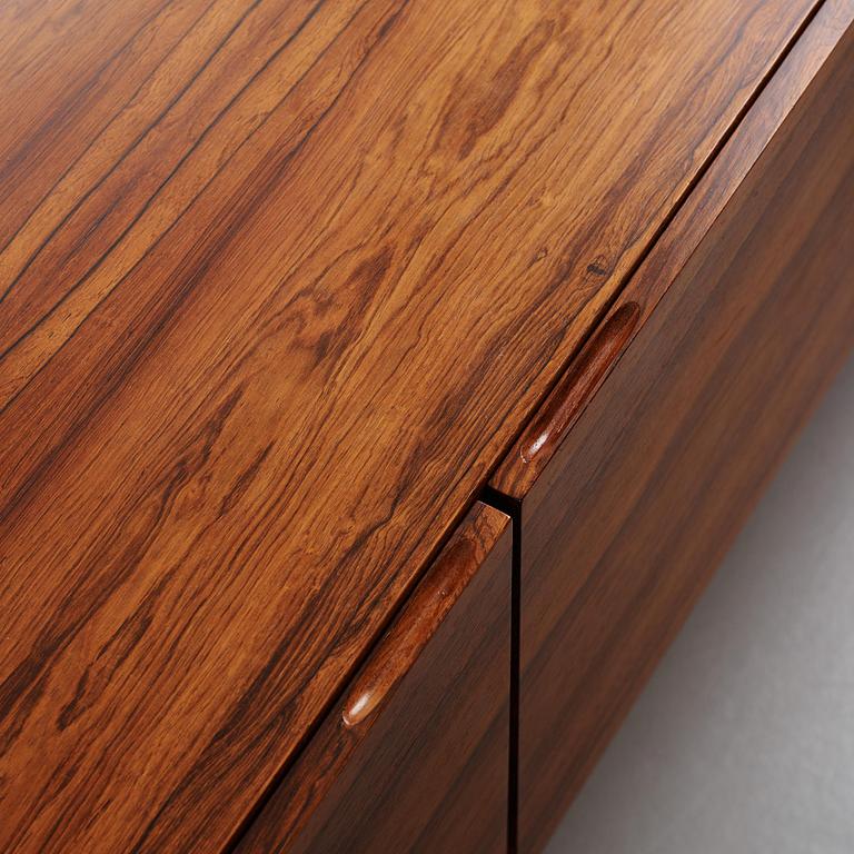 Ib Kofod-Larsen, a rosewood veneered sideboard model "501" from the "Ib 500" series, Seffle Möbelfabrik, Sweden, 1960s.