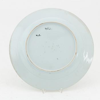A punch bowl and dish, Qing dynasty, late 18th Century.