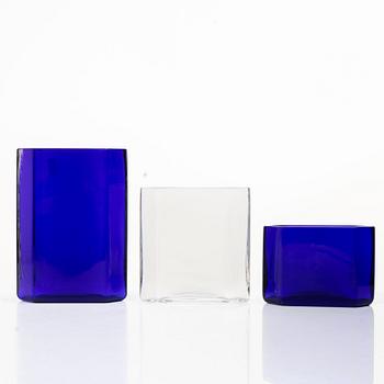 Karin Björquist, Vases, 3 pcs, second half of the 20th century.