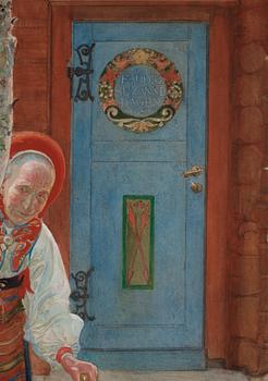 Carl Larsson, "Gumman i Maj månad".