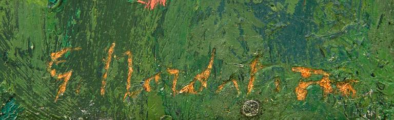 Gerhard Nordström, oil on panel signed.