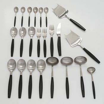 Bertel Gardberg, Cutlery set, 23 pieces, "Lion de Luxe", Hackman, Finland, later half of the 20th century.