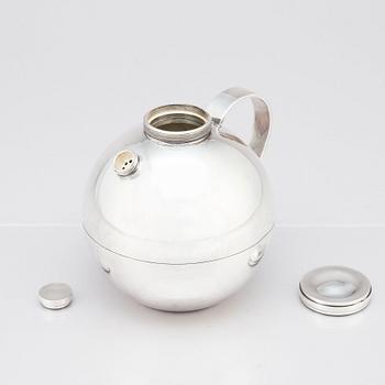 Sylvia Stave, cocktailshaker/barblandare, modell 3547, C.G. Hallberg, Stockholm 1930-tal. Formgiven år 1934.