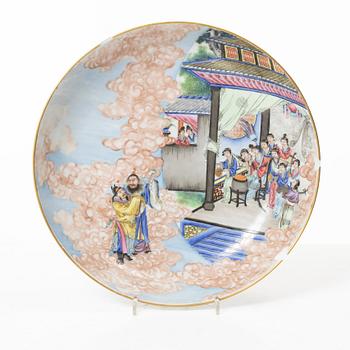 Skålfat, porslin, Kina, 1900-tal.