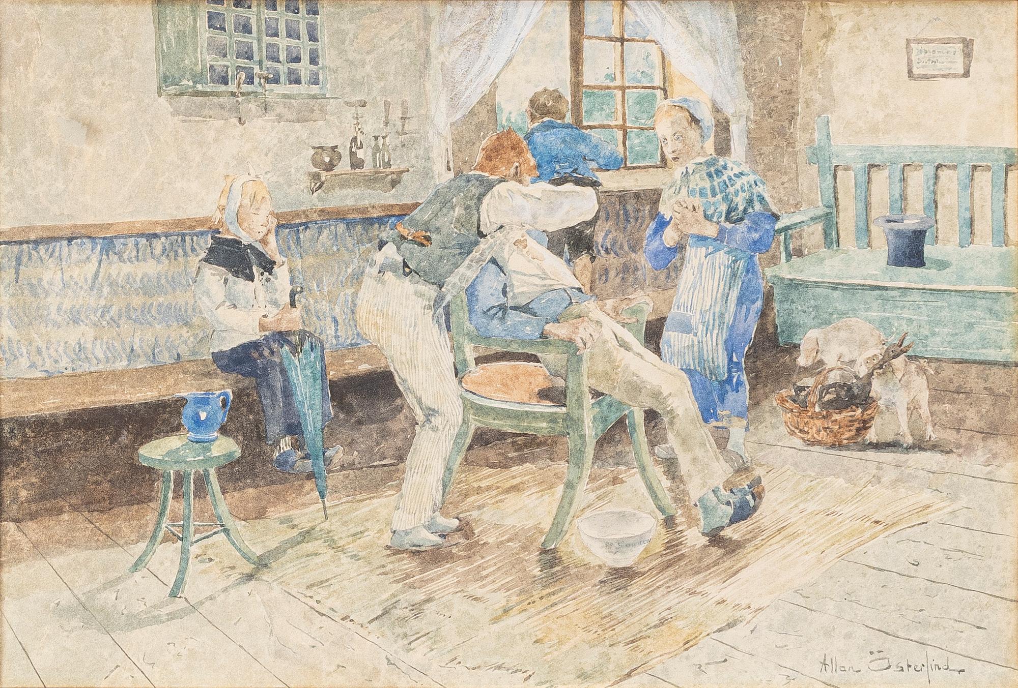 Allan Österlind, "Hos tandläkaren".