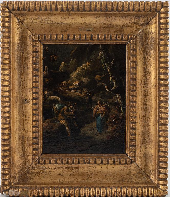 Thomas Barker of Bath, Skogsinteriör med figurer.