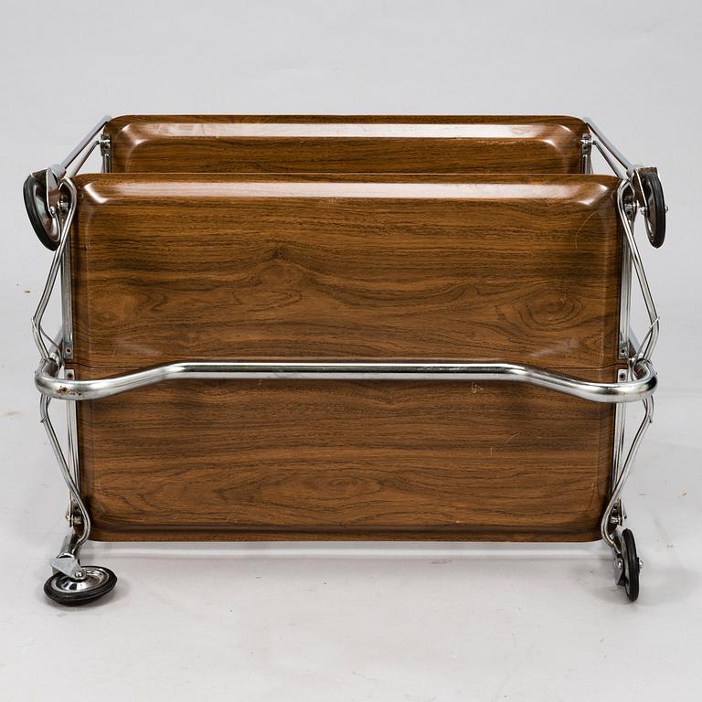 A mid 20th century tea trolley.