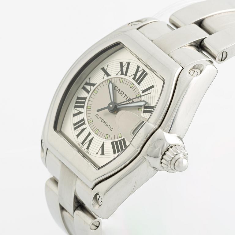 Cartier, Roadster, wristwatch, 38 mm.
