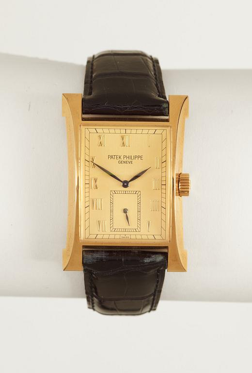 A Patek Philippe 'Pagoda' gentleman's wrist watch, 1997.