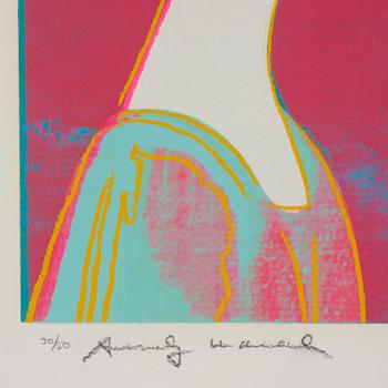 Andy Warhol, "Paolo Uccello, St. George and the Dragon", from: "Details of Renaissance Paintings".