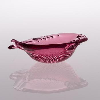 TAPIO WIRKKALA, ASHTRAY. "Fish" model 3315=5010. Sign. Tapio Wirkkala Iittala. 1949.