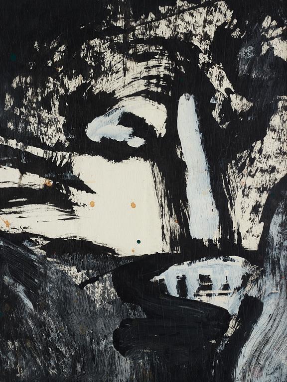 Bengt Lindström, mixed media on paper, 1980s, certified by Curt Aspelin verso.