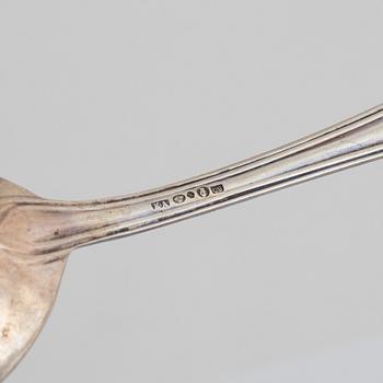 Besticksdelar, 30 st, silver,  svensk importstämpel, 1900-talets första hälft/mitt.