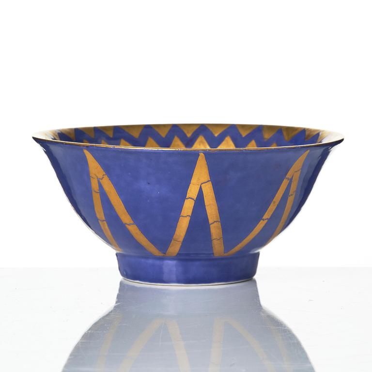 Wilhelm Kåge, Ask and bowls, 2 pcs, Gustavsberg 1927, 1929 and 1932.