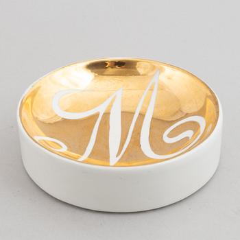 Piero Fornasetti, two ashtray, Milan, Italy.
