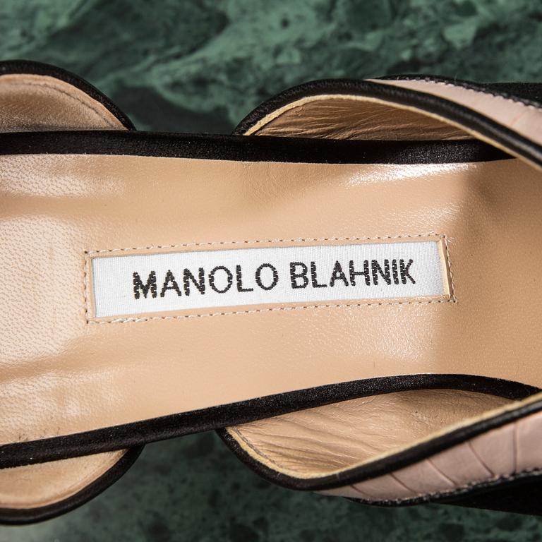 PUMPS, MANOLO BLAHNIK, storlek 39,5.