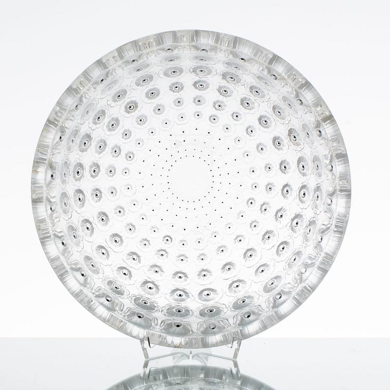 SKÅL, glas, "Nemours", Lalique, Frankrike, 1900-talets andra hälft.